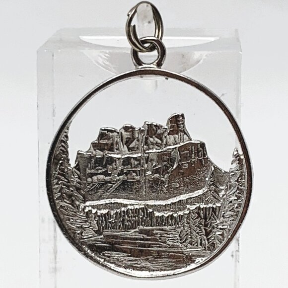 Banff Mount Eisenhower Sterling Silver Charm Pendant - Picture 5 of 8
